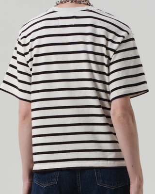 Goldie Tee - Chocolate Stripe
