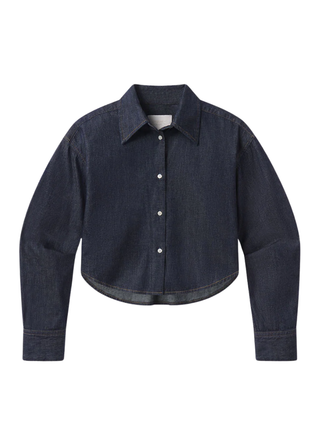 Ana Cropped Shirt in Piave