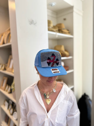 Trucker Hat - Kilim - Cobalt Blue