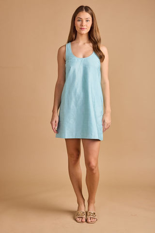 Naomi Dress- Aqua