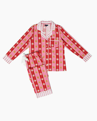 Holiday Stars Long Sleeve Pajama Pants Set