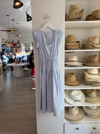 Pleated Dress - Sea Breeze