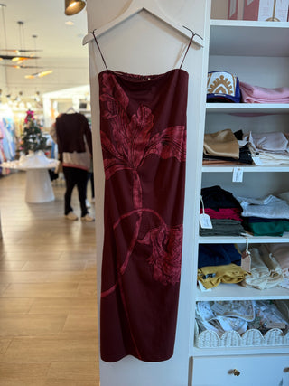 Dalton Midi Dress - Rum Punch