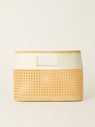 Ellie Small Tote - Natural/White
