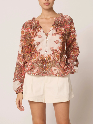 Alicia Blouse - Foulard Paisley