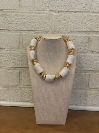 Maren Necklace - Taupe