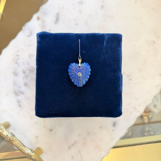 The Palmer Heart Charm - Tanzanite