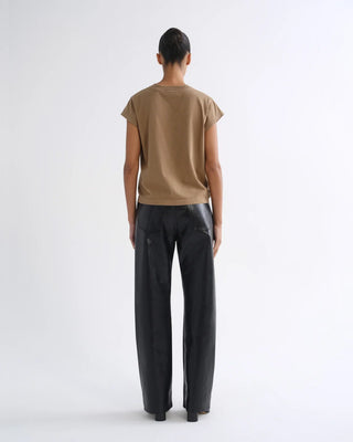 Bryce Cap Sleeve Tee - Hamoa (Khaki)