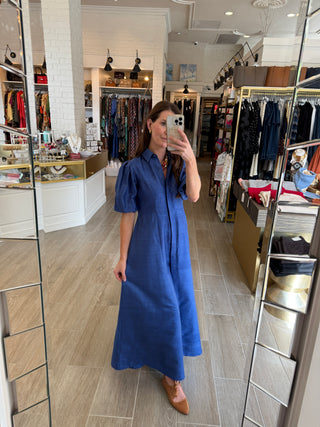 Rosie Dress - Cobalt