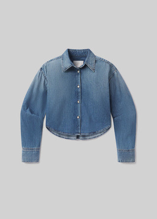 Ana Cropped Shirt - Somerset