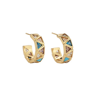 Ana Earrings - Blues