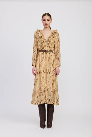 Avayah Ruffle Midi Dress