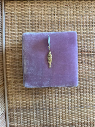 Koi Fish Charm - Gold