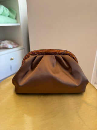 The Virginia Satin Clutch