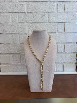 The Tiffany Lariat Necklace - Gold