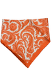 Bright Orange Paisley