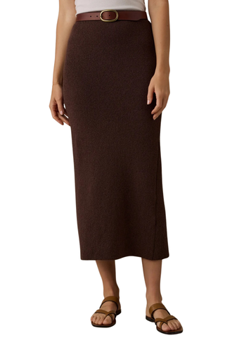 Miramar Linen Sweater Maxi Skirt