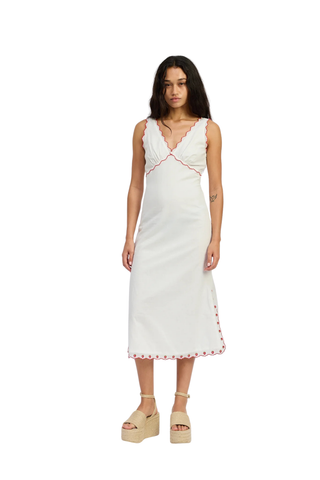 Bonnie Embroidered Midi Dress