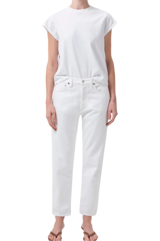 Bryce Cap Sleeve Tee - White