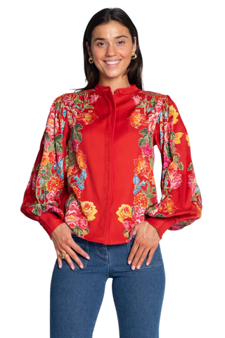 Ls Emily Top - Fall Blooms