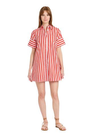 Dock Dress - Red Stripes