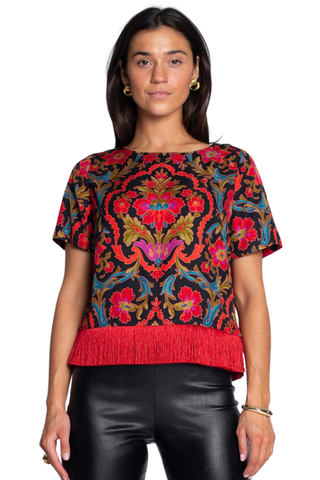 Tess Tee - Damask