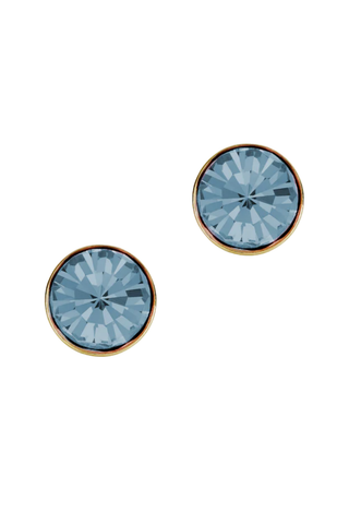 Demi Studs - Smoked Sapphire