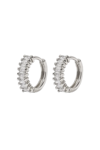 Elowen Higgie Hoops - Silver