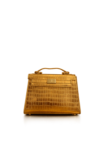 The Mallory Handbag - Gold