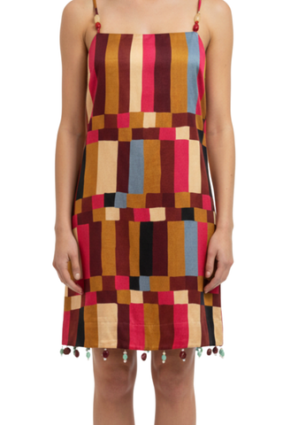 Harper Dress - Autumn Stripe