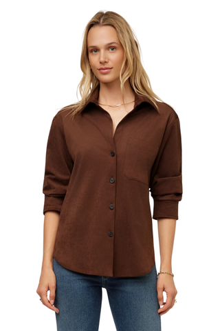 Leighton Ruched Sleeve Shirt