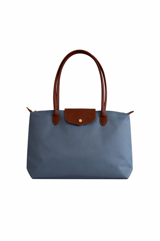 The Derby Tote - Slate Blue