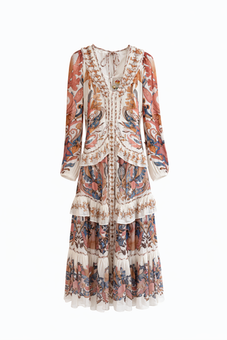 Sea Garden Long Dress