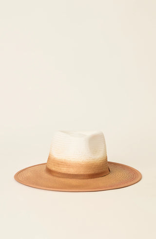 Clara Hat - White/Brown