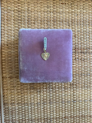 Stellar Heart Charm - Gold