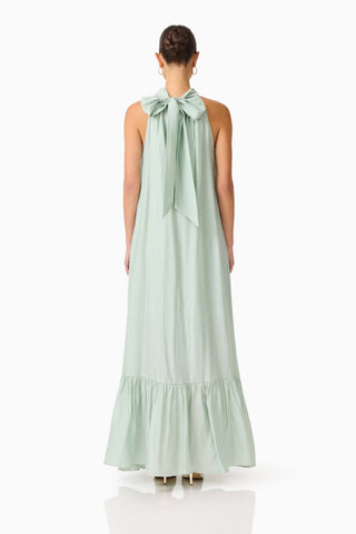 Isaline Maxi Dress In Sage Green
