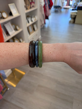 The Hunter Bangle Set of 3 - Woodland
