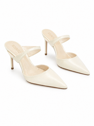Lauren Patent Leather Pump - Sugar White