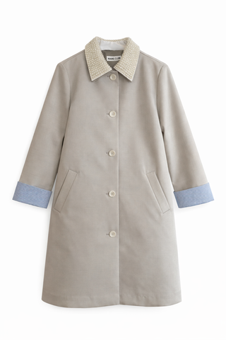 Elliott Trench Coat - Stone