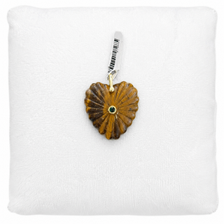 The Palmer Heart Charm - Tortoise
