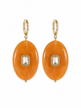 The Amara Earring - Orange