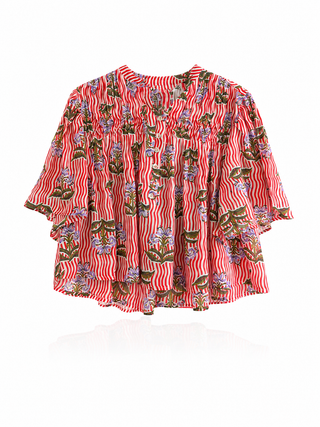 Loretta Top - Red Moana