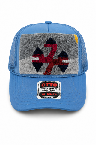 Trucker Hat - Kilim - Cobalt Blue