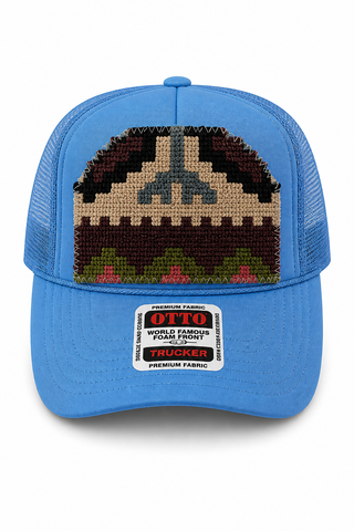 Trucker Hat - Kilim - Cobalt Blue