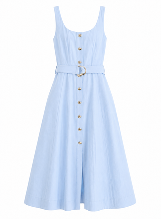 Zyra Denim Midi Dress