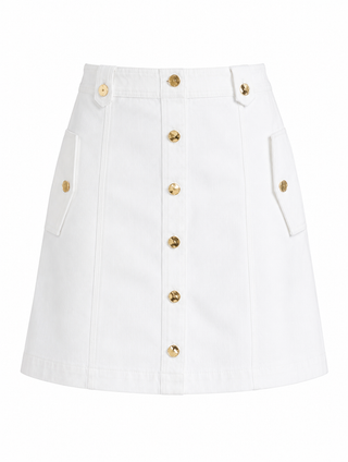 Flora Denim Skirt