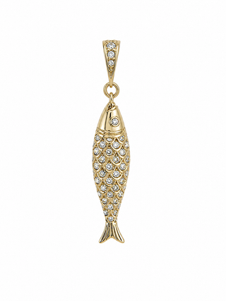 Koi Fish Charm - Gold