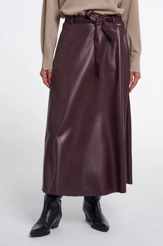 Chelsea Leather Skirt