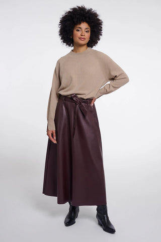 Chelsea Leather Skirt