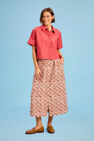 Scout Skirt - Brick Bloom